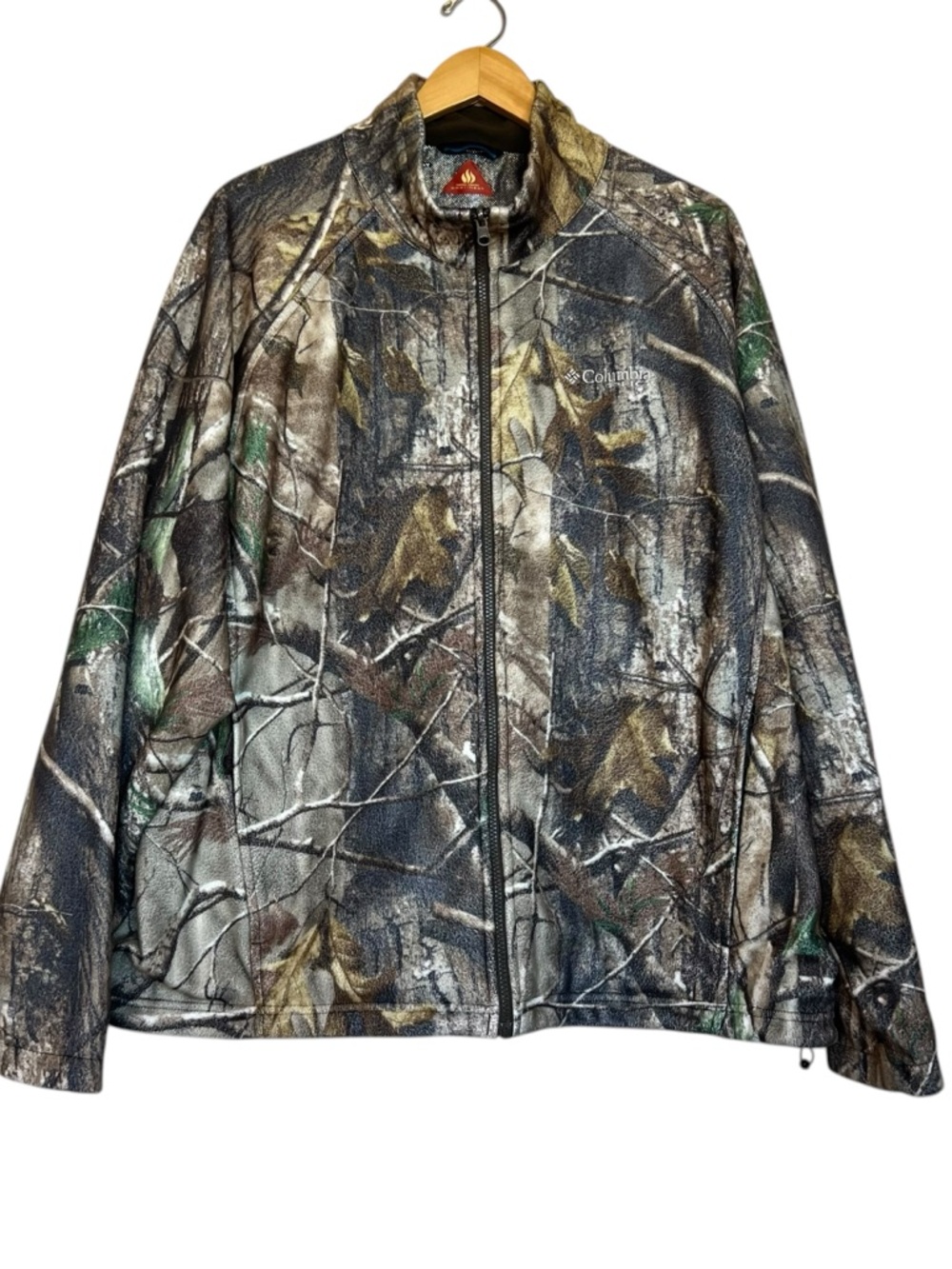 Columbia Real Tree PHG Men’s XL Camo Omni Heat Fleece Hunting Jacket